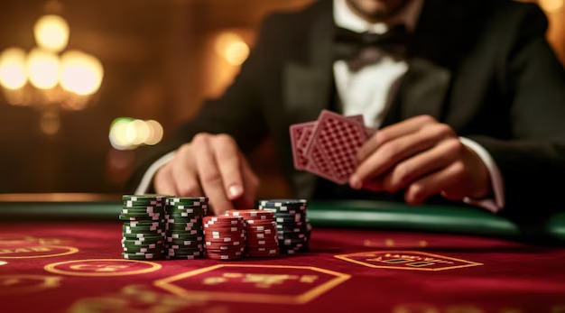 Phoenix Rises live blackjack table on mobile phone with dealer video and betting interface